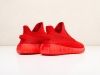 Кроссовки Adidas Yeezy 350 Boost v2 красные женские 7104-01