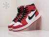 Зимние Кроссовки Nike Air Jordan 1 Mid красные мужские 9212-01