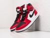 Кроссовки Nike Air Jordan 1 Mid красные женские 8315-01