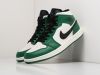 Кроссовки Nike Air Jordan 1 Mid зеленые мужские 6367-01