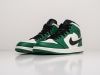 Кроссовки Nike Air Jordan 1 Mid зеленые мужские 6367-01