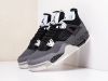 Кроссовки Nike Air Jordan 4 Retro черные мужские 6527-01