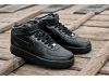 Кроссовки Nike Air Force 1 черные женские 1937-01