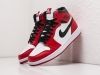 Кроссовки Nike Air Jordan 1 Mid красные женские 9409-01