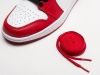 Кроссовки Nike Air Jordan 1 Mid красные женские 9409-01