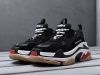 Кроссовки Balenciaga Triple S черные женские 2322-01