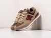 Кроссовки New Balance 574 бежевые женские 17621-01