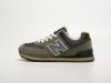 Кроссовки New Balance 574 зеленые мужские 19162-01