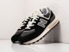 Кроссовки New Balance 574 черные мужские 17353-01