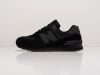 Зимние Кроссовки New Balance 574 черные мужские 10697-01