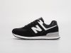 Кроссовки New Balance 574 черные женские 19119-01