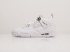 Кроссовки Nike Air Jordan 4 Retro белые женские 8700-01