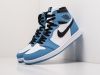 Кроссовки Nike Air Jordan 1 Mid голубые мужские 9320-01