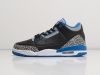 Кроссовки Nike Air Jordan 3 черные мужские 9900-01