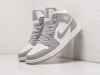 Кроссовки Nike Air Jordan 1 Mid серые мужские 13580-01