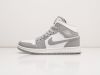 Кроссовки Nike Air Jordan 1 Mid серые мужские 13580-01