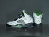 Кроссовки Nike Air Jordan 5 зеленые женские 13800-01