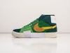 Кроссовки Nike SB Zoom Blazer Mid зеленые женские 14210-01