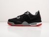 Кроссовки Nike Air Jordan 4 Retro черные мужские 15950-01