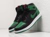 Кроссовки Nike Air Jordan 1 Mid зеленые мужские 10631-01