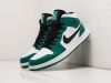 Кроссовки Nike Air Jordan 1 зеленые женские 13571-01