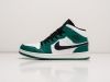 Кроссовки Nike Air Jordan 1 зеленые женские 13571-01