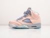 Кроссовки Nike Air Jordan 5 розовые женские 13801-01