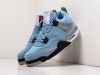 Кроссовки Nike Air Jordan 4 Retro голубые женские 14291-01