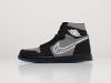 Кроссовки Dior x Nike Air Jordan 1 Mid черные мужские 6712-01