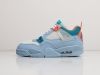 Кроссовки Nike Air Jordan 4 Retro голубые женские 12852-01