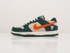 Кроссовки Nike SB Dunk Low зеленые мужские 14612-01