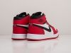 Зимние Кроссовки Nike Air Jordan 1 Mid красные мужские 9212-01