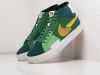 Кроссовки Nike SB Zoom Blazer Mid зеленые мужские 9902-01