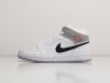 Кроссовки Nike Air Jordan 1 Mid белые мужские 13282-01