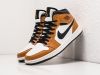 Кроссовки Nike Air Jordan 1 Mid коричневые мужские 13572-01