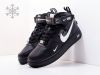 Зимние Кроссовки Nike Air Force 1 07 Mid LV8 черные мужские 9443-01