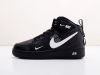 Зимние Кроссовки Nike Air Force 1 07 Mid LV8 черные мужские 9443-01