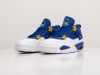 Кроссовки Nike Air Jordan 4 Retro синие женские 8703-01