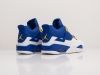 Кроссовки Nike Air Jordan 4 Retro синие женские 8703-01