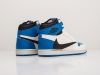 Кроссовки Nike Air Jordan 1 Mid x Travis Scott белые мужские 8943-01