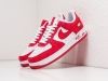 Кроссовки Louis Vuitton x Off-White х Nike Air Force 1 Low красные мужские 10223-01