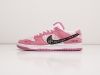 Кроссовки Dior x Nike SB Dunk Low розовые женские 11213-01