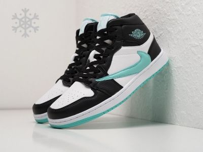 Зимние Кроссовки Nike Air Jordan 1 Mid x Travis Scott