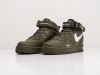 Зимние Кроссовки Nike Air Force 1 07 Mid LV8 зеленые мужские 9444-01