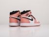Кроссовки Nike Air Jordan 1 Mid розовые женские 9574-01