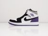 Кроссовки Nike Air Jordan 1 Mid черные женские 11064-01