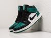 Кроссовки Nike Air Jordan 1 Mid зеленые женские 13574-01