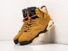 Кроссовки Nike x Travis Scott Air Jordan 6 желтые мужские 16064-01