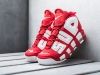 Кроссовки Nike Air More Uptempo x Supreme красные женские 2174-01