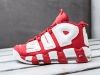 Кроссовки Nike Air More Uptempo x Supreme красные женские 2174-01